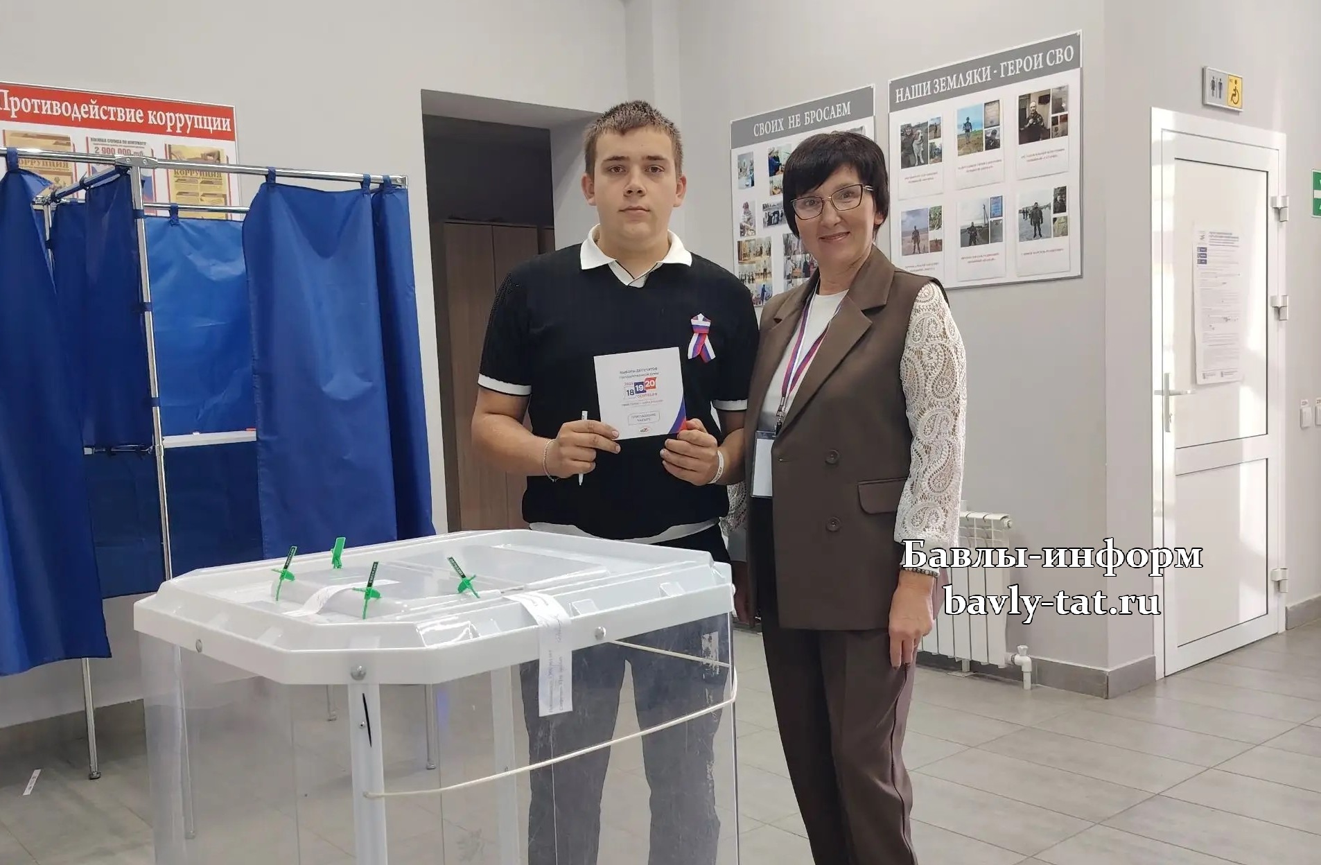 Илмир Шәймәрданов быел беренче тапкыр тавыш бирергә килгән